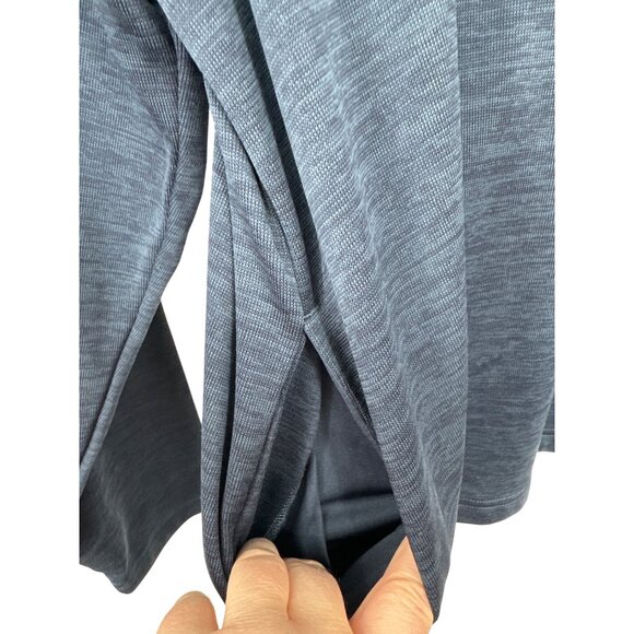 Pga Tour Blue 1/4 Zip Pullover Long Sleeve Lightweight Shirt Size S - Picture 5 of 8